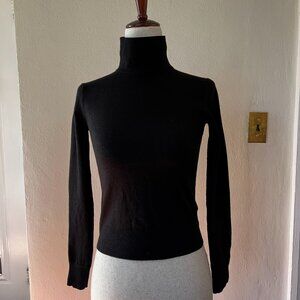 Theory Black Turtleneck Sweater – Size S